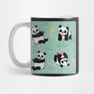 Baby pandas pattern Mug